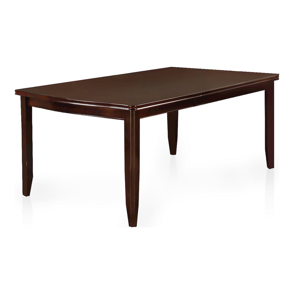 Ellenwood Wood Rectangle Dining Table in Espresso. Picture 1