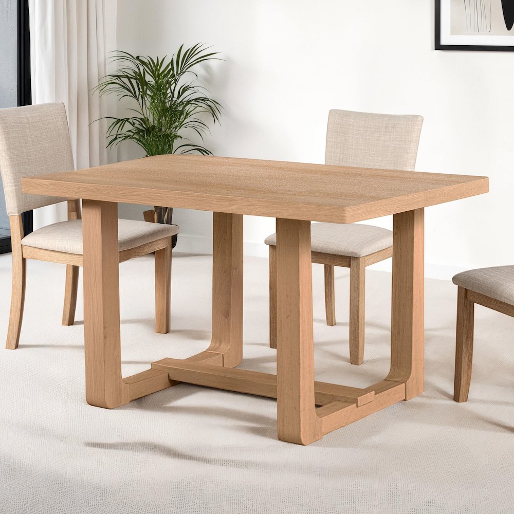 Briven Modern 48-inch Wood Compact Dining Table. Picture 4