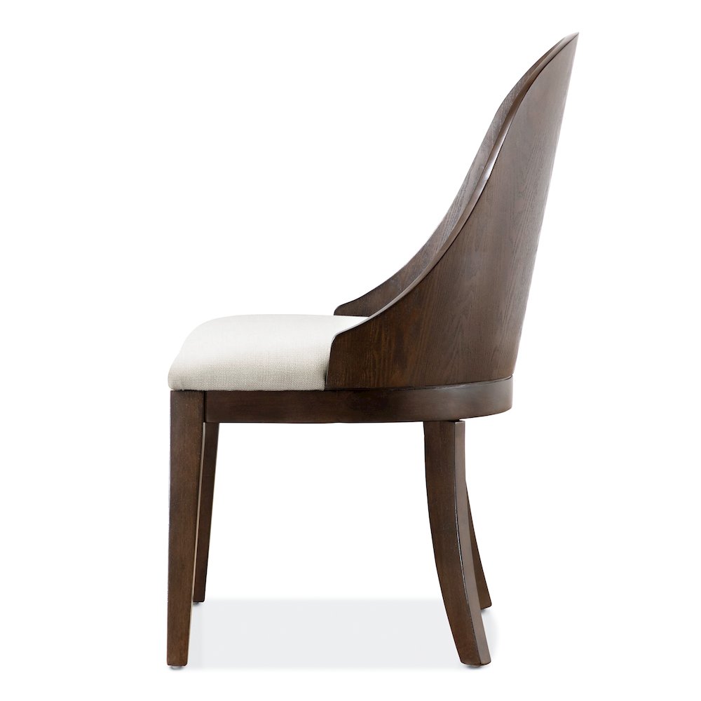 Lakin Solid Wood Dining Chair in Dark Walnut (Set of 2). Picture 3