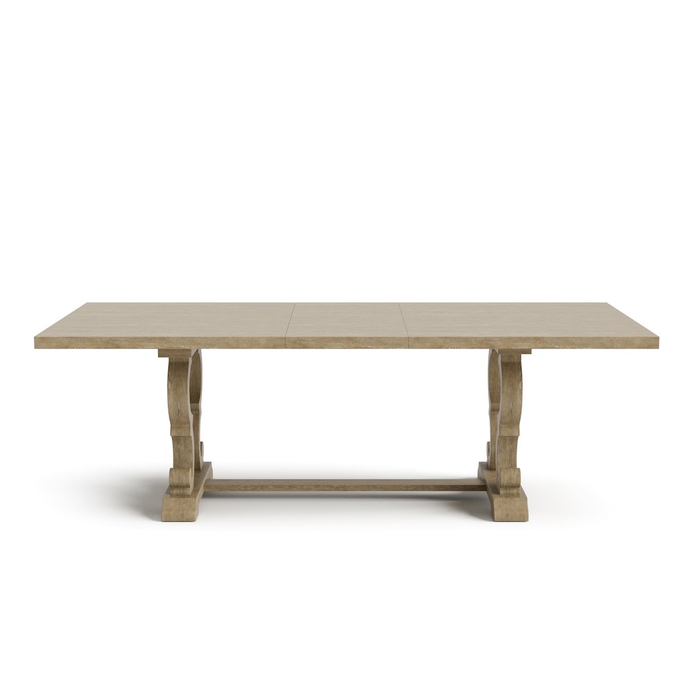Aggate Solid Wood Dining Table in Rustic Natural Tone. Picture 2