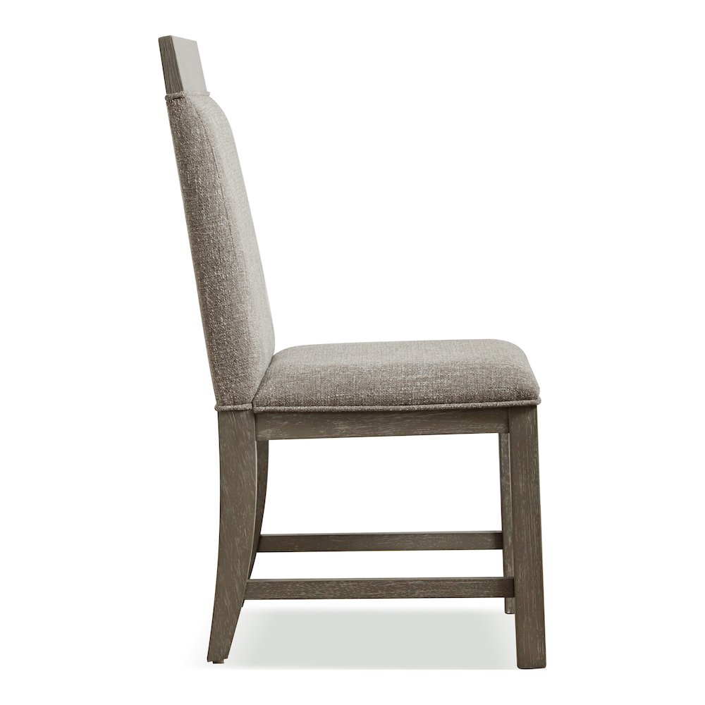 Telli Wood Padded Dining Side Chair in Gray (Set of 2). Picture 3