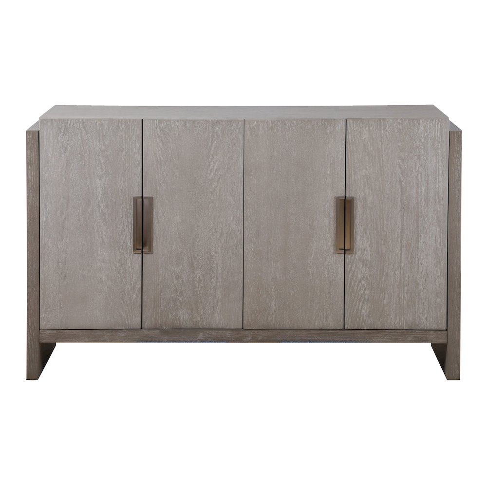 Telli Wood Two-Tone Server with Drawers and Shelves in Gray. Picture 2