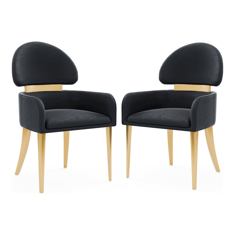 Bexar Modern Upholstered Dining Chairs (Set of 2). Picture 1