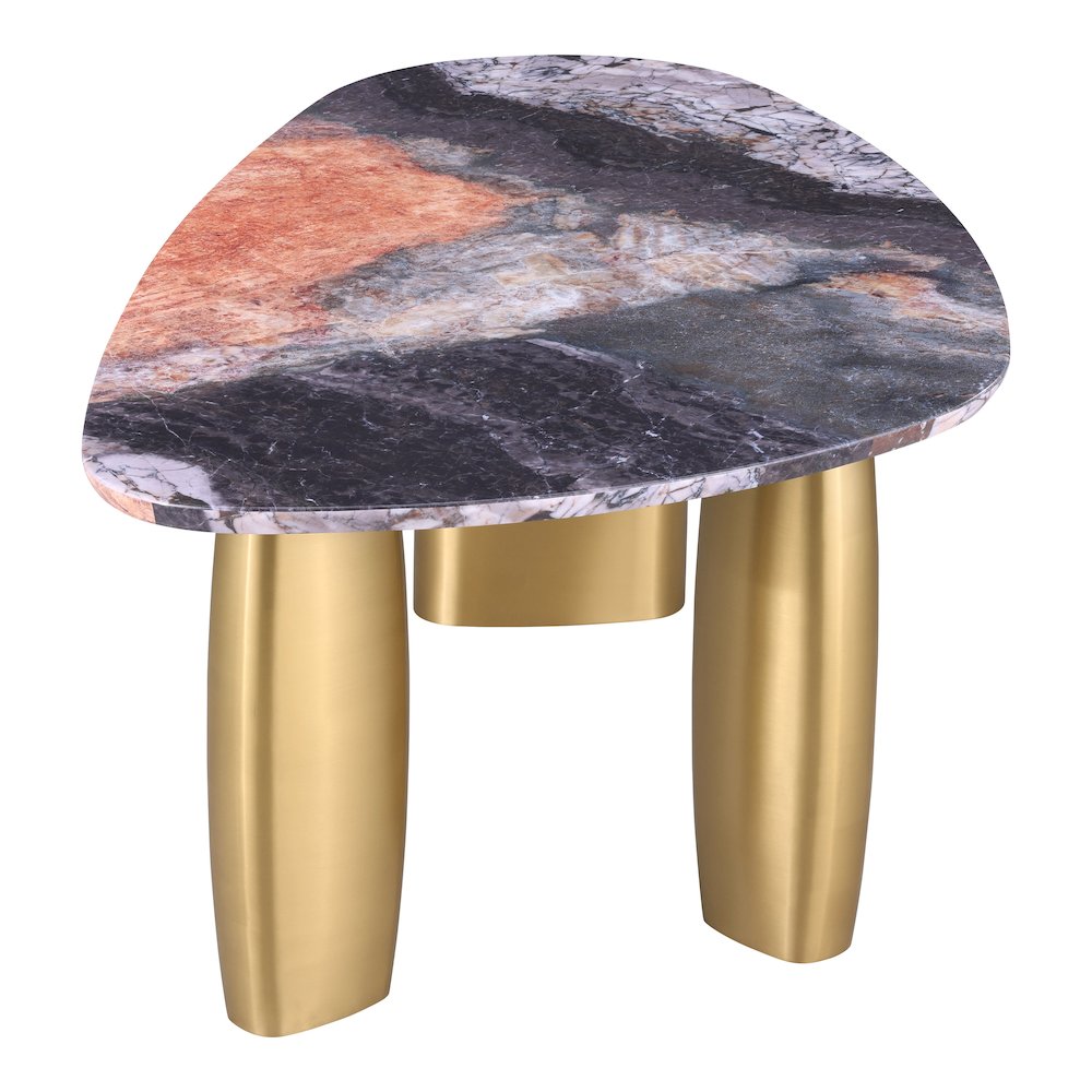 Bexar Multi-Color Sintered Stone Top Oval Dining Table. Picture 2