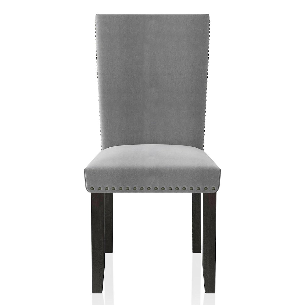 Doxon Modern Light Grey Upholstered Side Chair (Set of 2). Picture 3