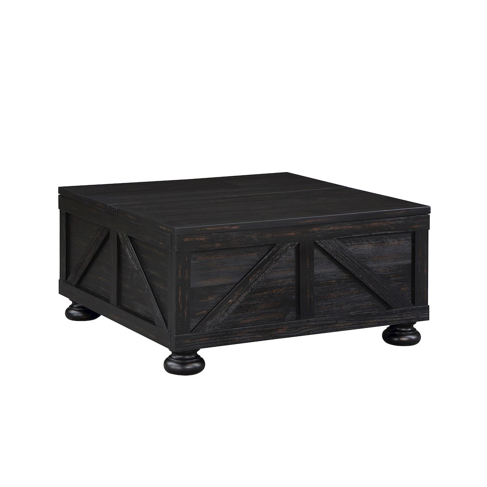Zula Wood Hidden Storage Coffee Table. Picture 1