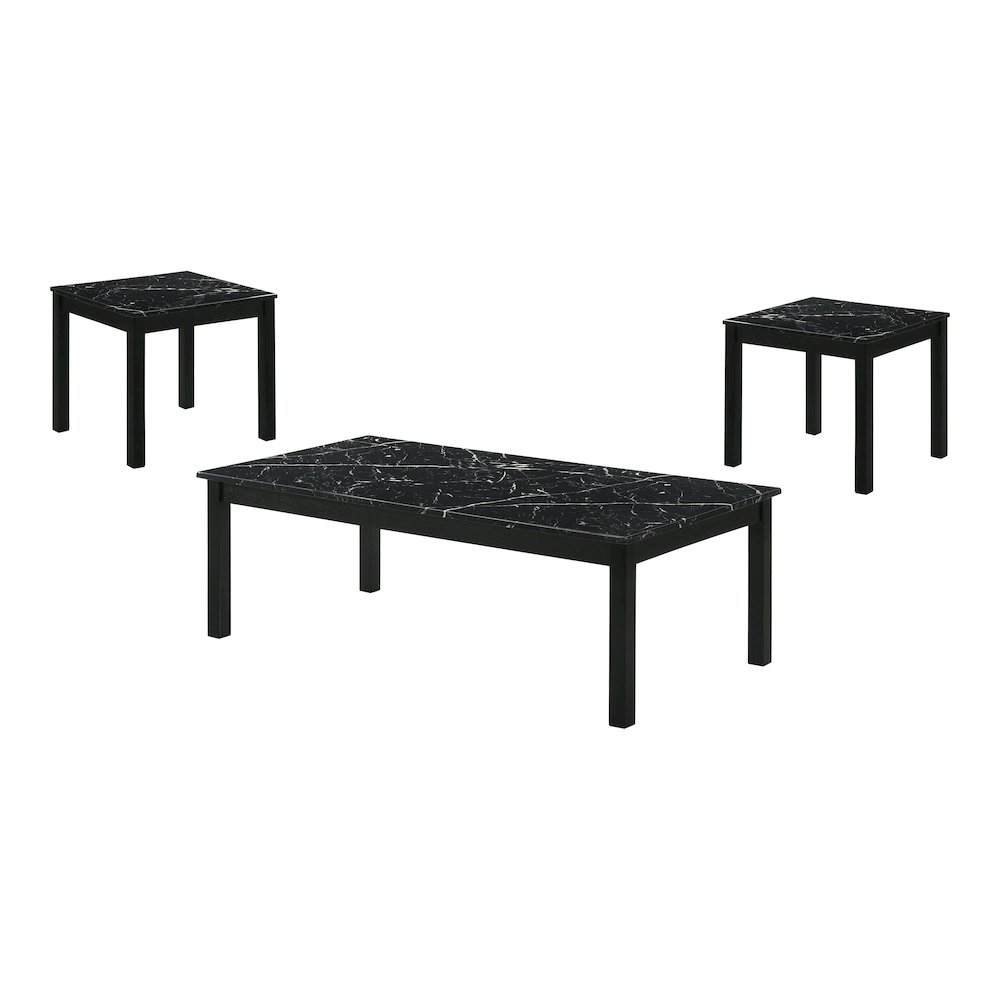 Isime Wood 3-Piece Coffee Table Set. Picture 1