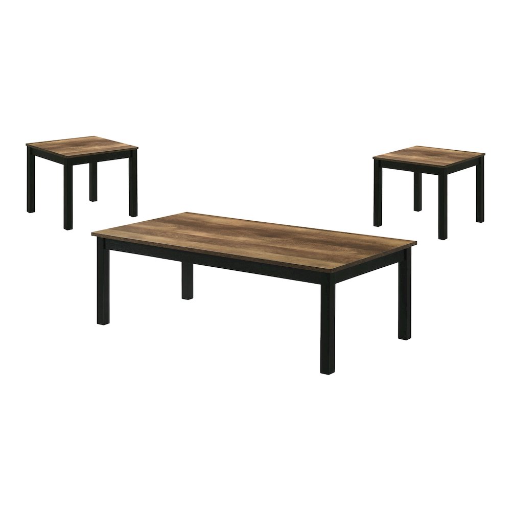 Isime Wood 3-Piece Coffee Table Set. Picture 1
