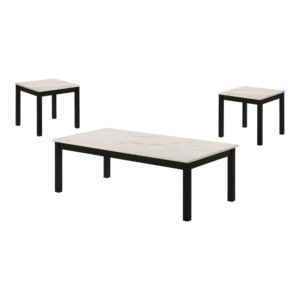 Isime Wood 3-Piece Coffee Table Set. Picture 1