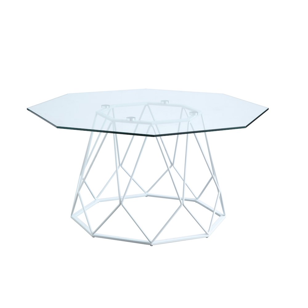 Growder Contemporary Glass Top Coffee Table. Picture 1