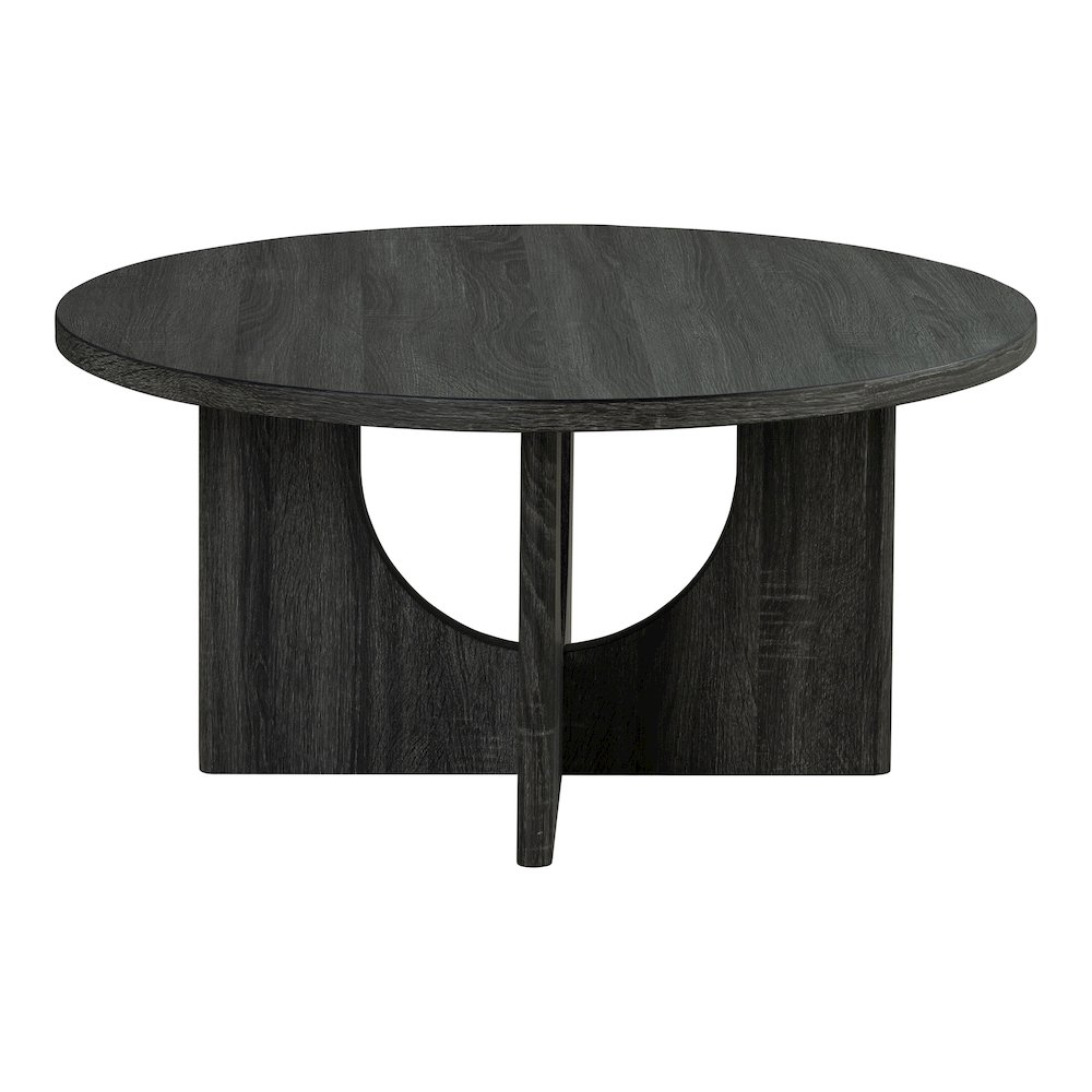 Carmel Modern Solid Wood 3-Piece Round Coffee Table Set. Picture 2