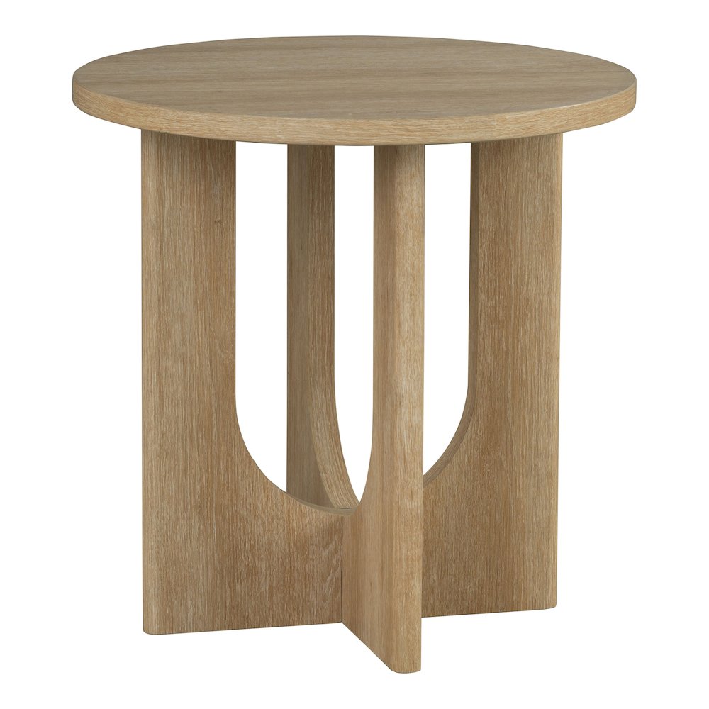 Carmel Modern Solid Wood 3-Piece Round Coffee Table Set. Picture 3