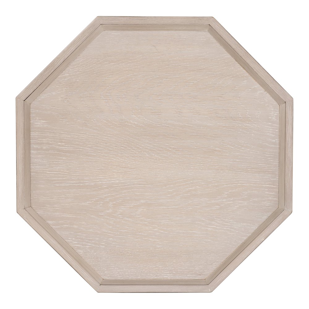 Ulan Modern Solid Wood Octagon End Table. Picture 3