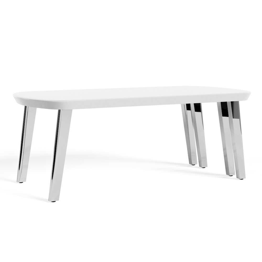Jax Wood Nesting Coffee Table in White and Black. Picture 2