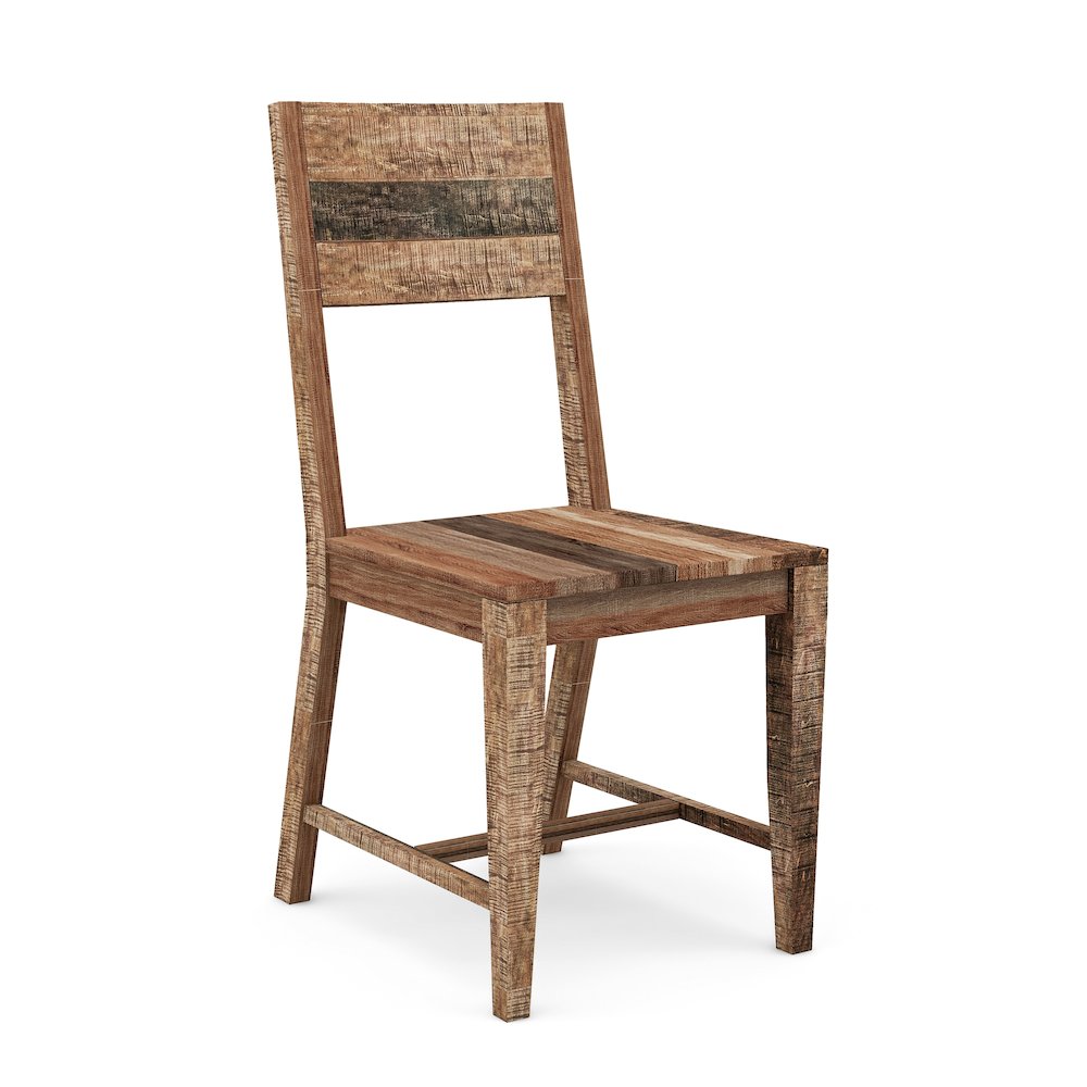 Pluto Solid Wood Dining Chair in Natural Tone (Set of 2). Picture 2