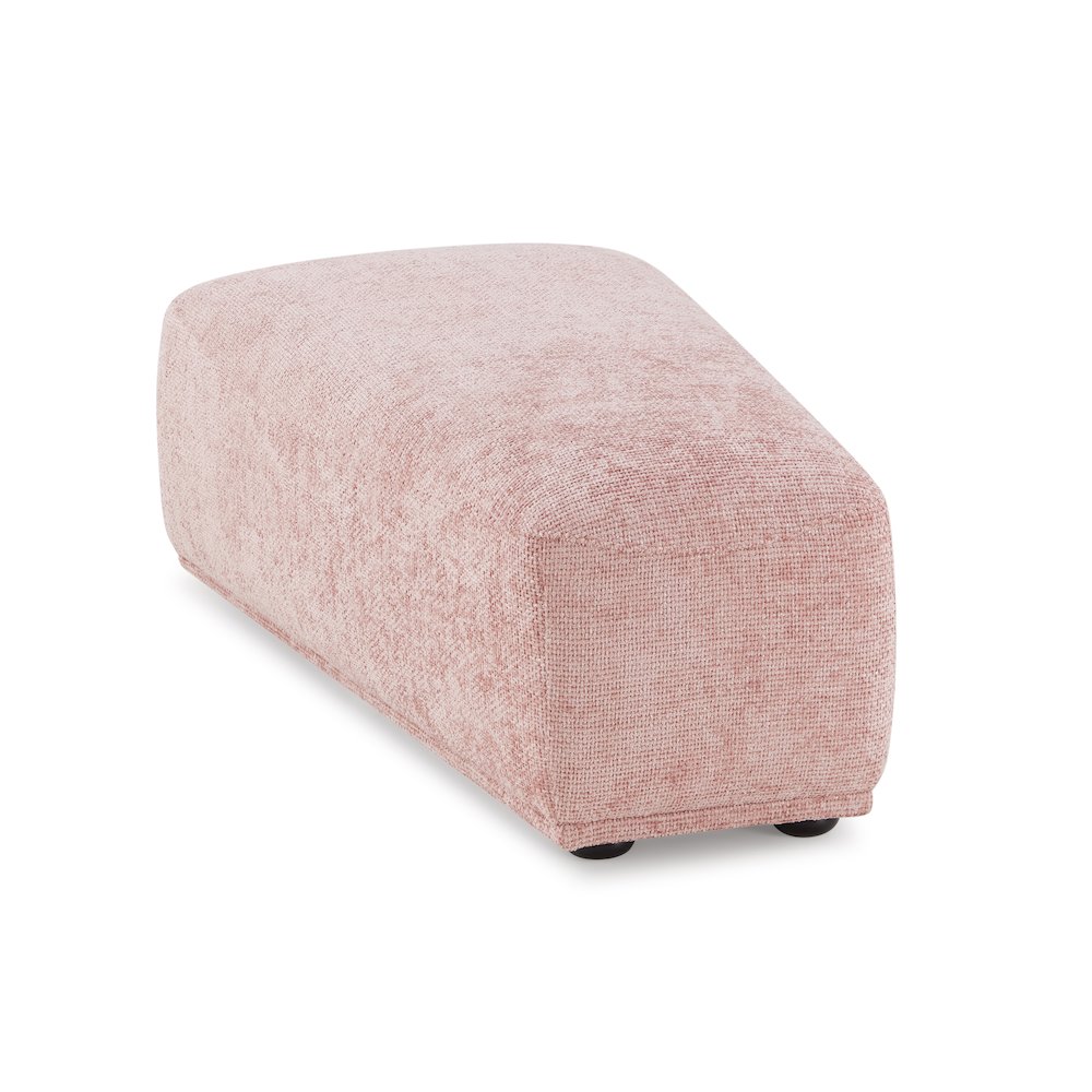 Tatiana Modern Chenille Modular Wedge Ottoman. Picture 1