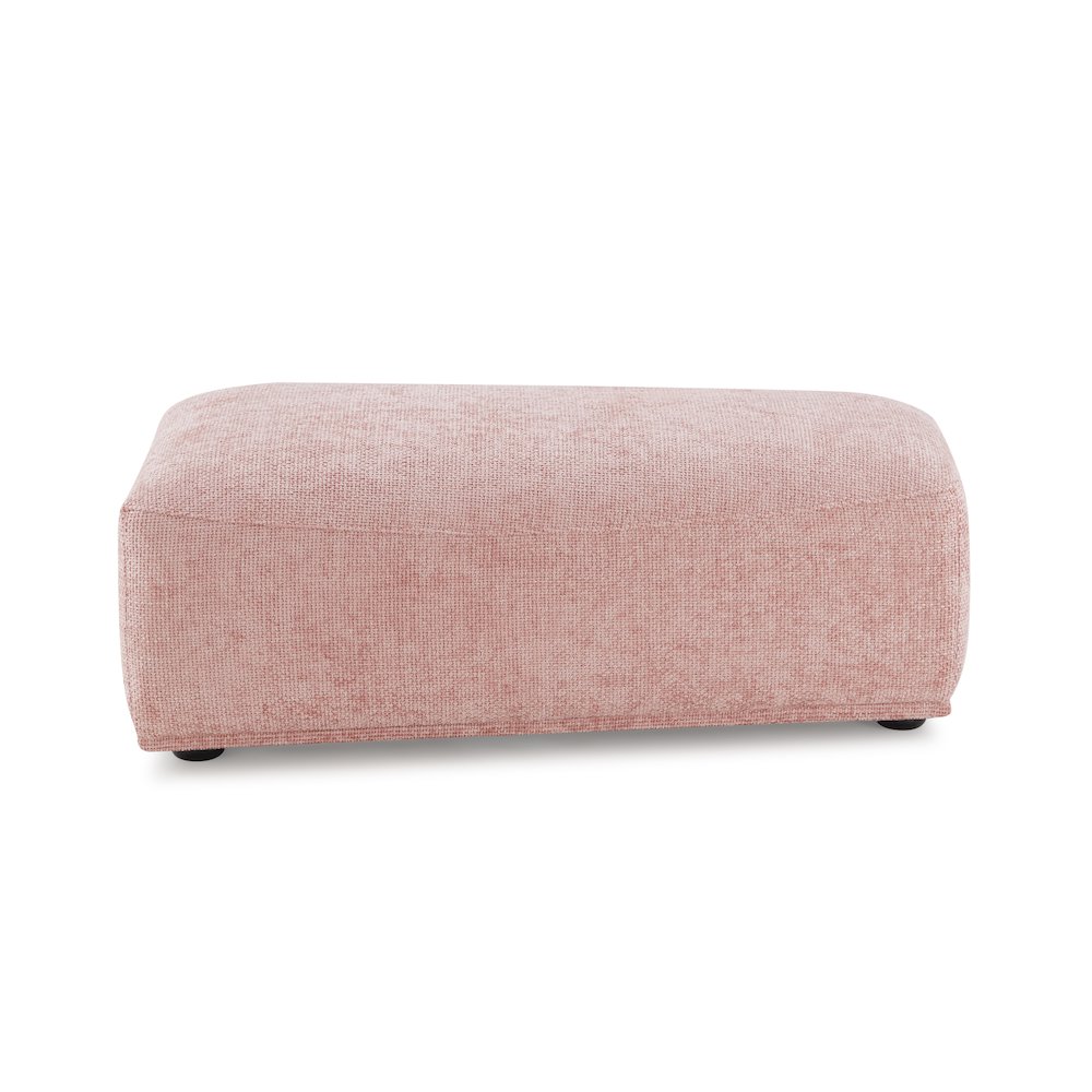Tatiana Modern Chenille Modular Wedge Ottoman. Picture 3