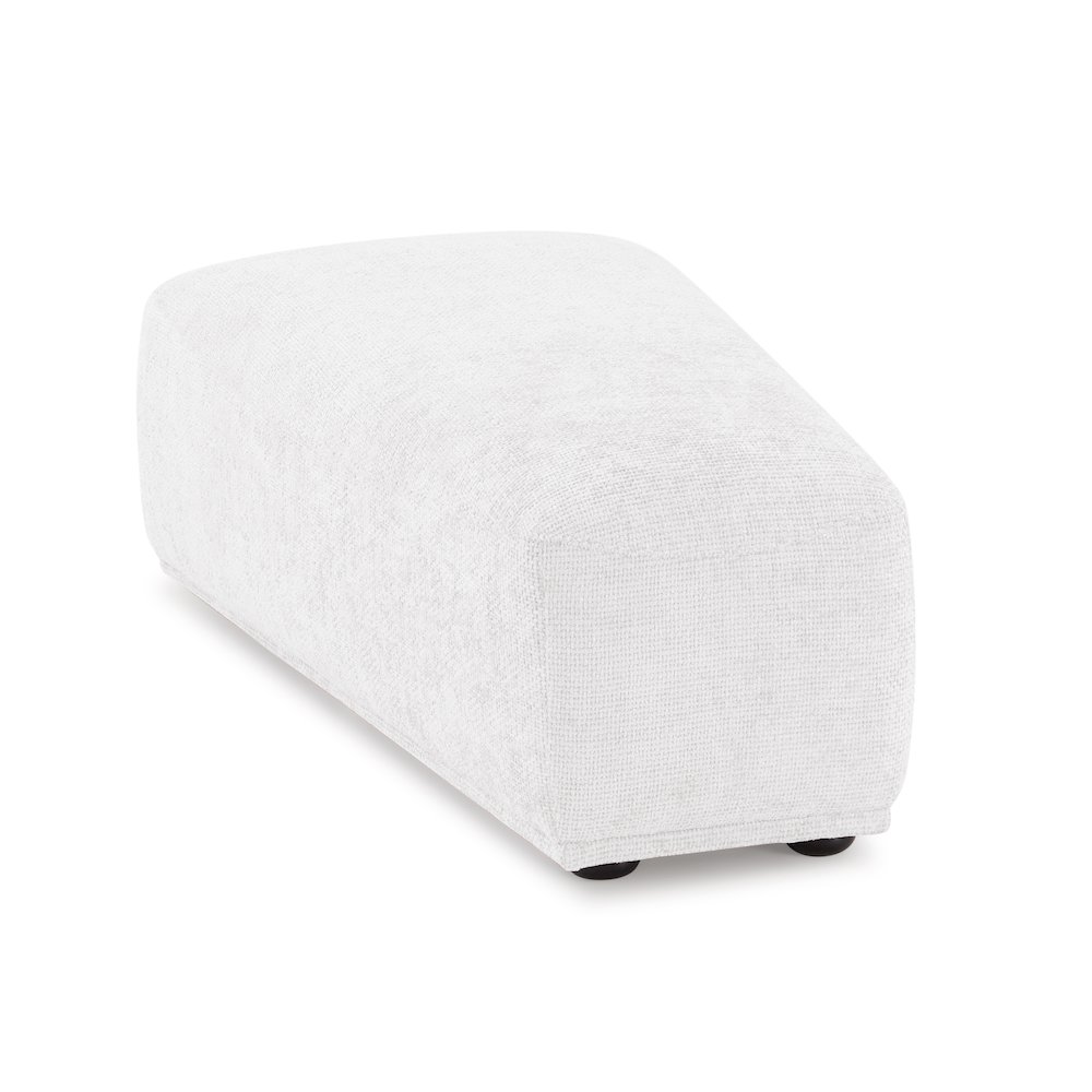 Tatiana Modern Chenille Modular Wedge Ottoman. Picture 1