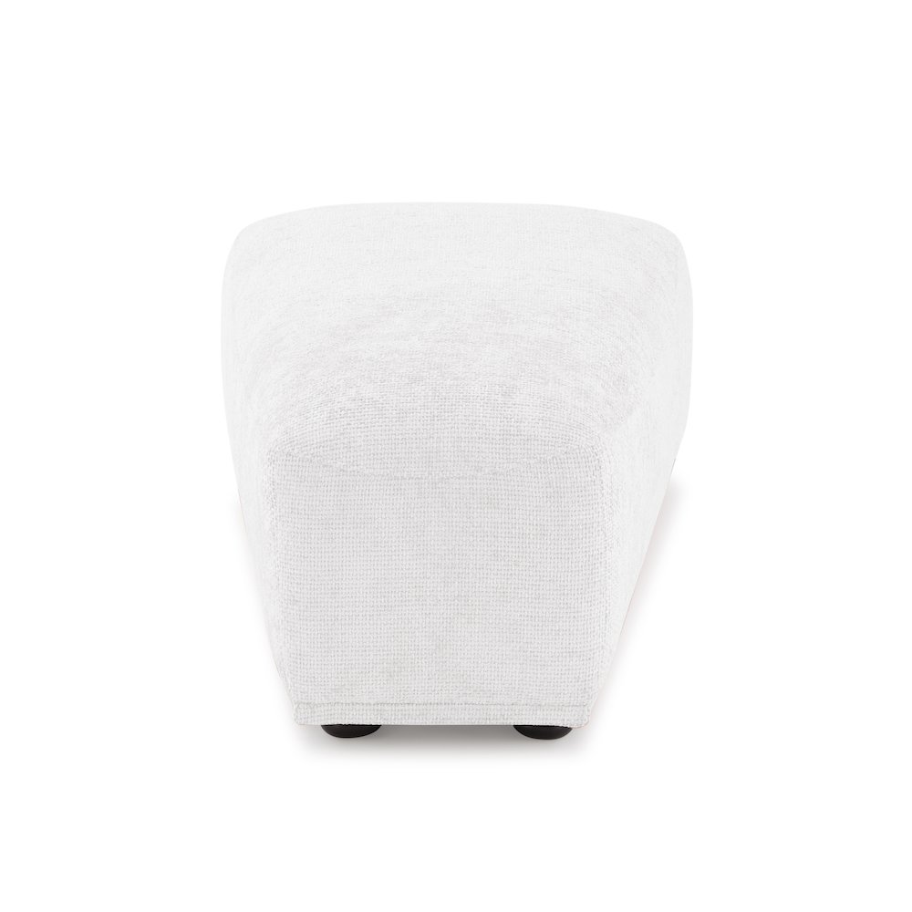 Tatiana Modern Chenille Modular Wedge Ottoman. Picture 3