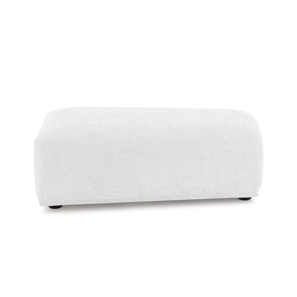 Tatiana Modern Chenille Modular Wedge Ottoman. Picture 2