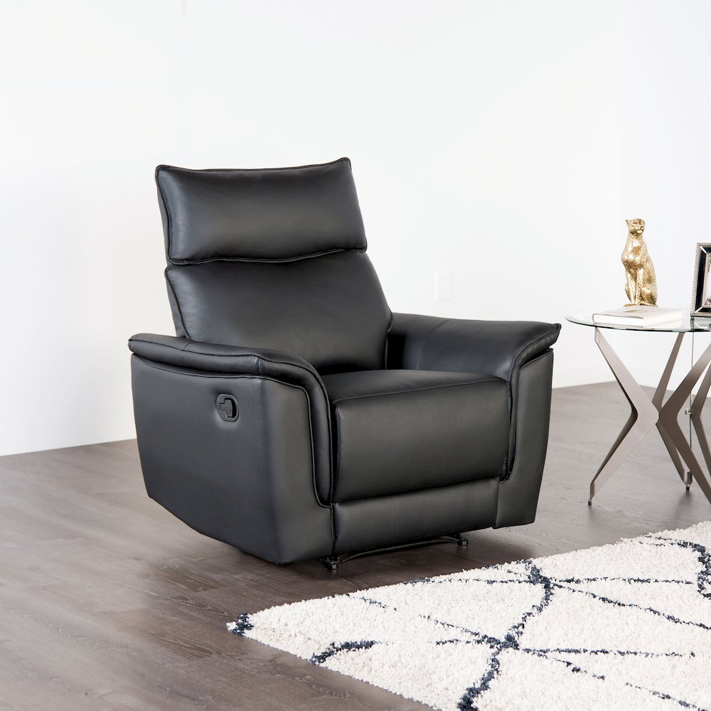 Telimate Leather Padded Recliner. Picture 3