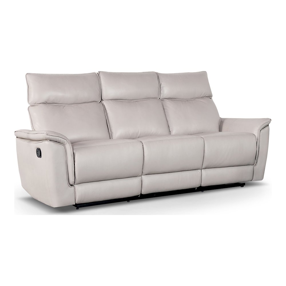 Telimate 3-Piece Leather Reclining Sofa Set. Picture 2