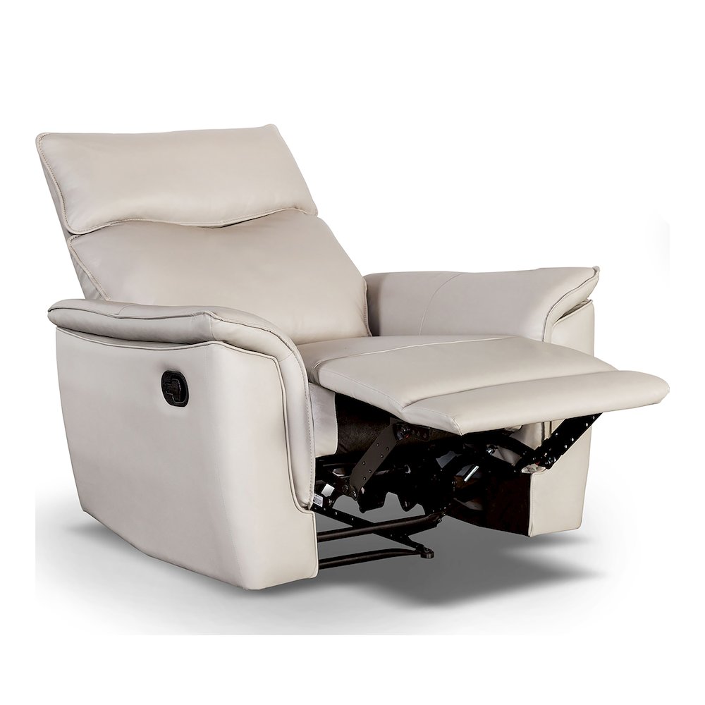 Telimate Leather Padded Recliner. Picture 1