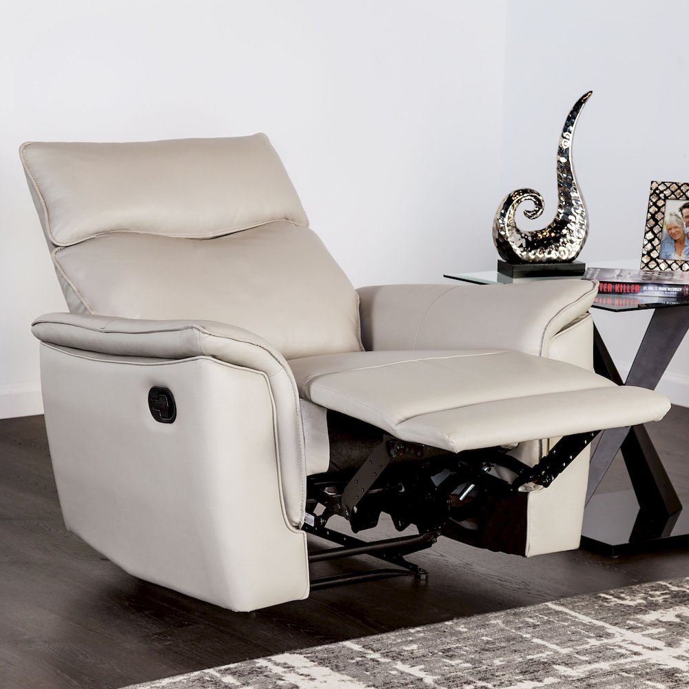 Telimate Leather Padded Recliner. Picture 2