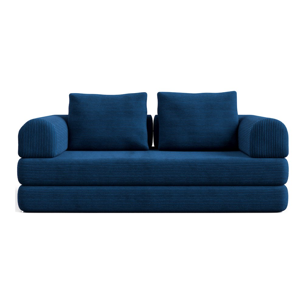 Sorai Chenille Foam Compressed Modular Sofa with Pillows. Picture 2