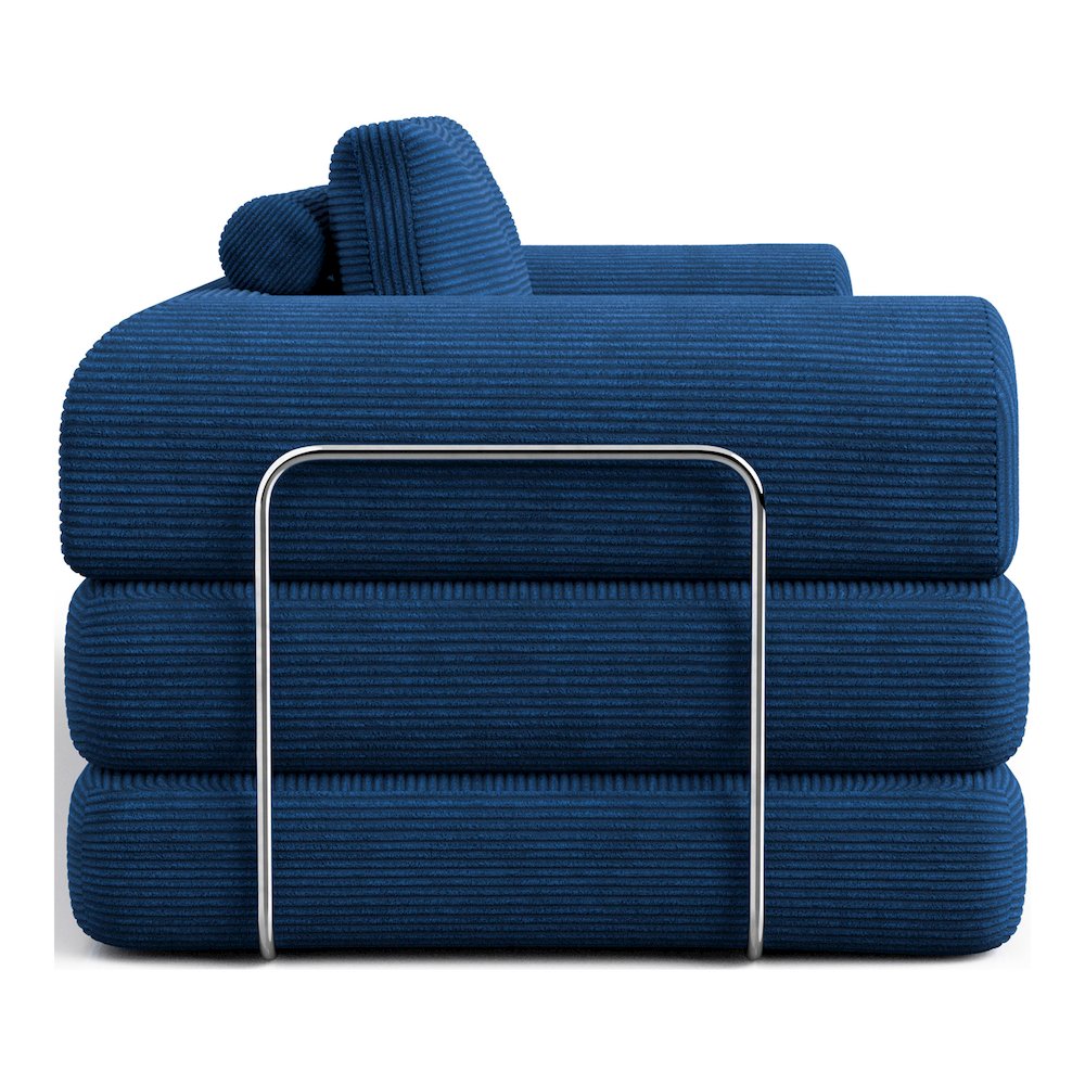 Sorai Chenille Foam Compressed Modular Sofa with Pillows. Picture 3