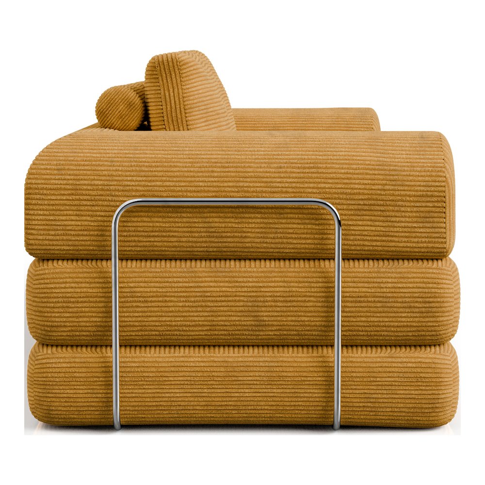 Sorai Chenille Foam Compressed Modular Sofa with Pillows. Picture 3