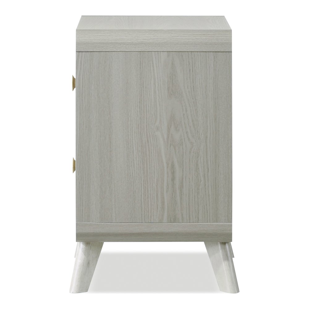 Darley Modern Wood 2-Drawer Nightstand (Set of 2). Picture 3