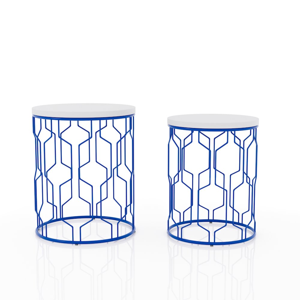 Vereira Metal 2-Piece Nesting Table. Picture 2