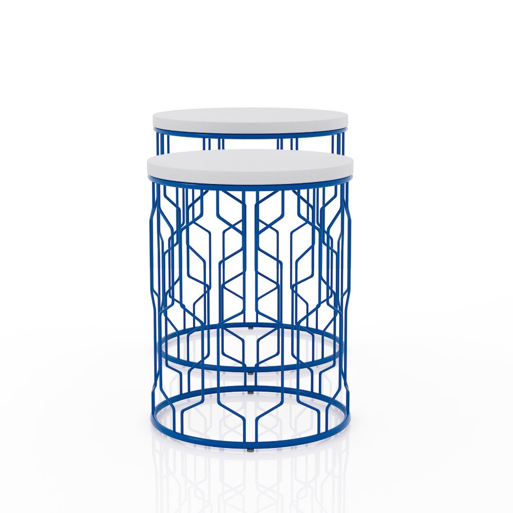 Vereira Metal 2-Piece Nesting Table. Picture 3