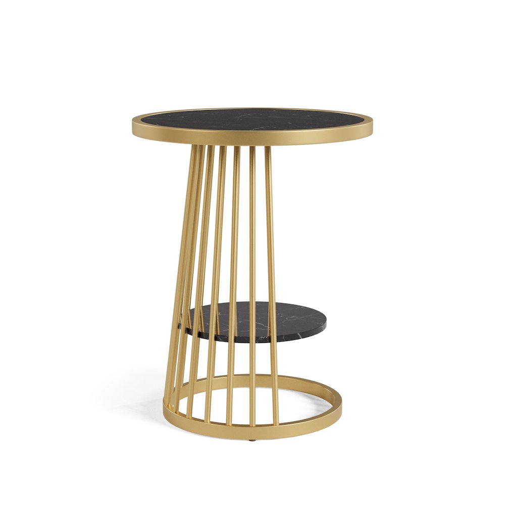 Amador Metal 1-Shelf Side Table. Picture 2