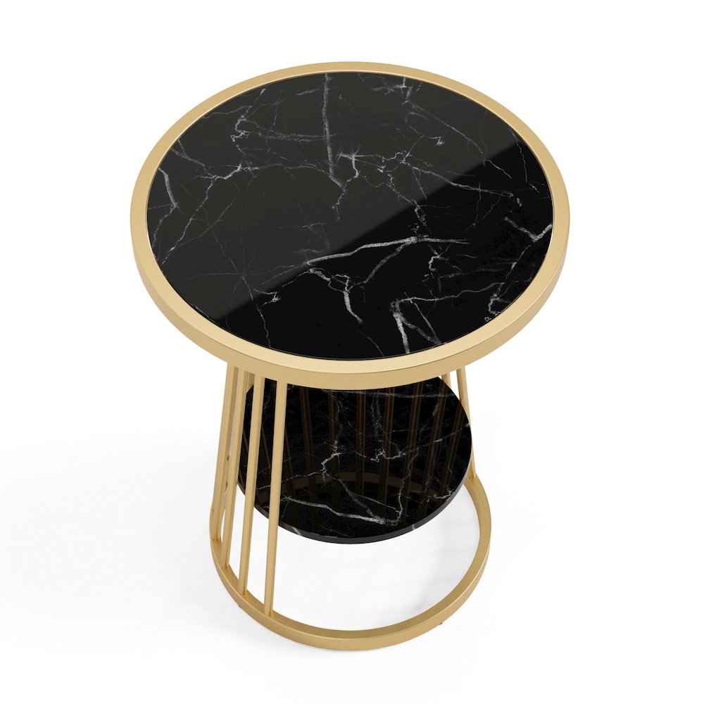Amador Metal 1-Shelf Side Table. Picture 3