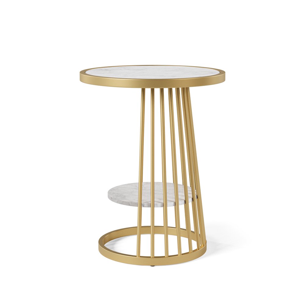 Amador Metal 1-Shelf Side Table. Picture 2