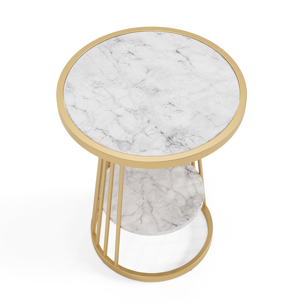 Amador Metal 1-Shelf Side Table. Picture 3