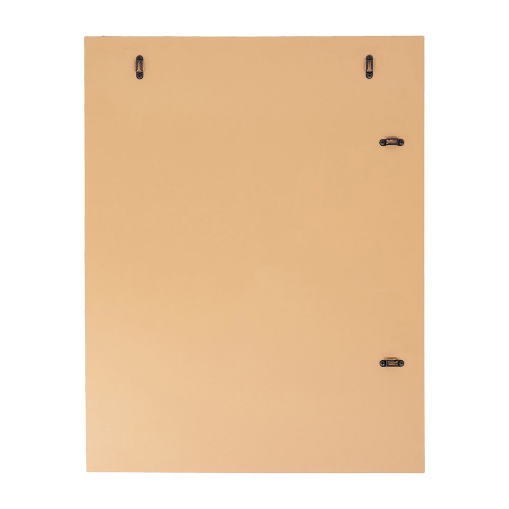 Thayer Wood Rectangular Beveled Wall Mirror in White. Picture 3