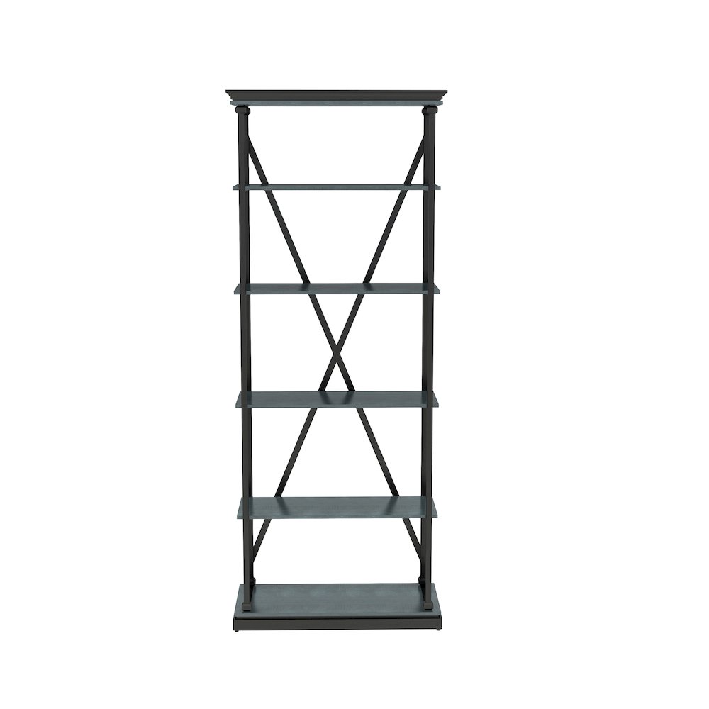 Toggin Industrial Metal 33-Inch Bookcase. Picture 2