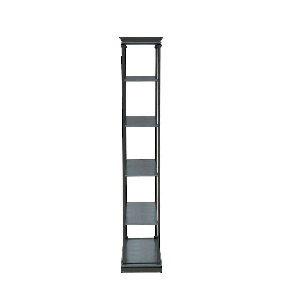Toggin Industrial Metal 33-Inch Bookcase. Picture 3