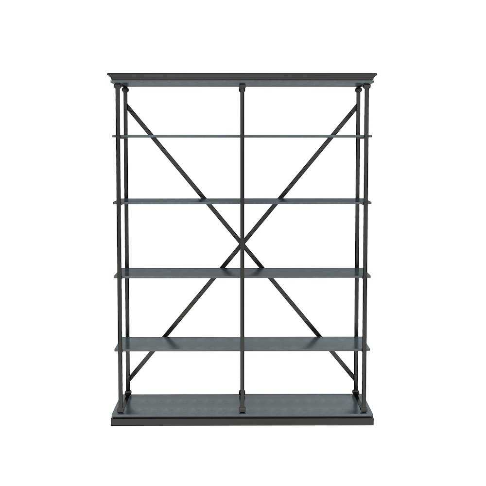 Toggin Industrial Metal 58-Inch Bookcase. Picture 2