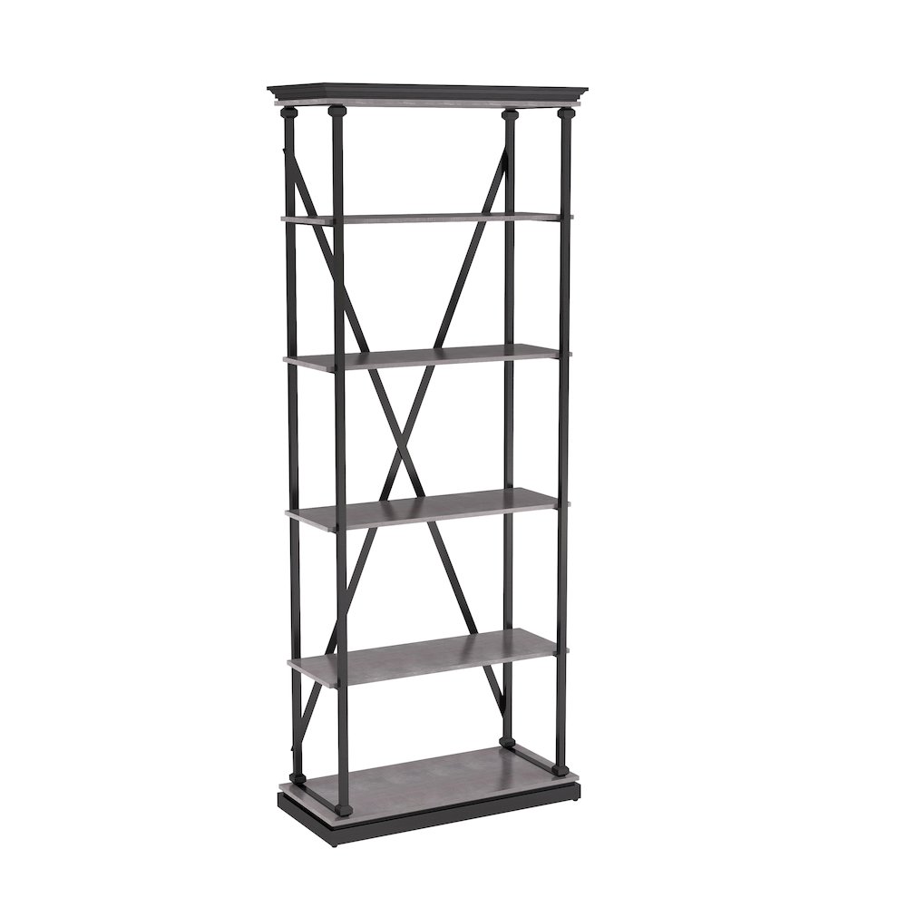 Toggin Industrial Metal 33-Inch Bookcase. Picture 1