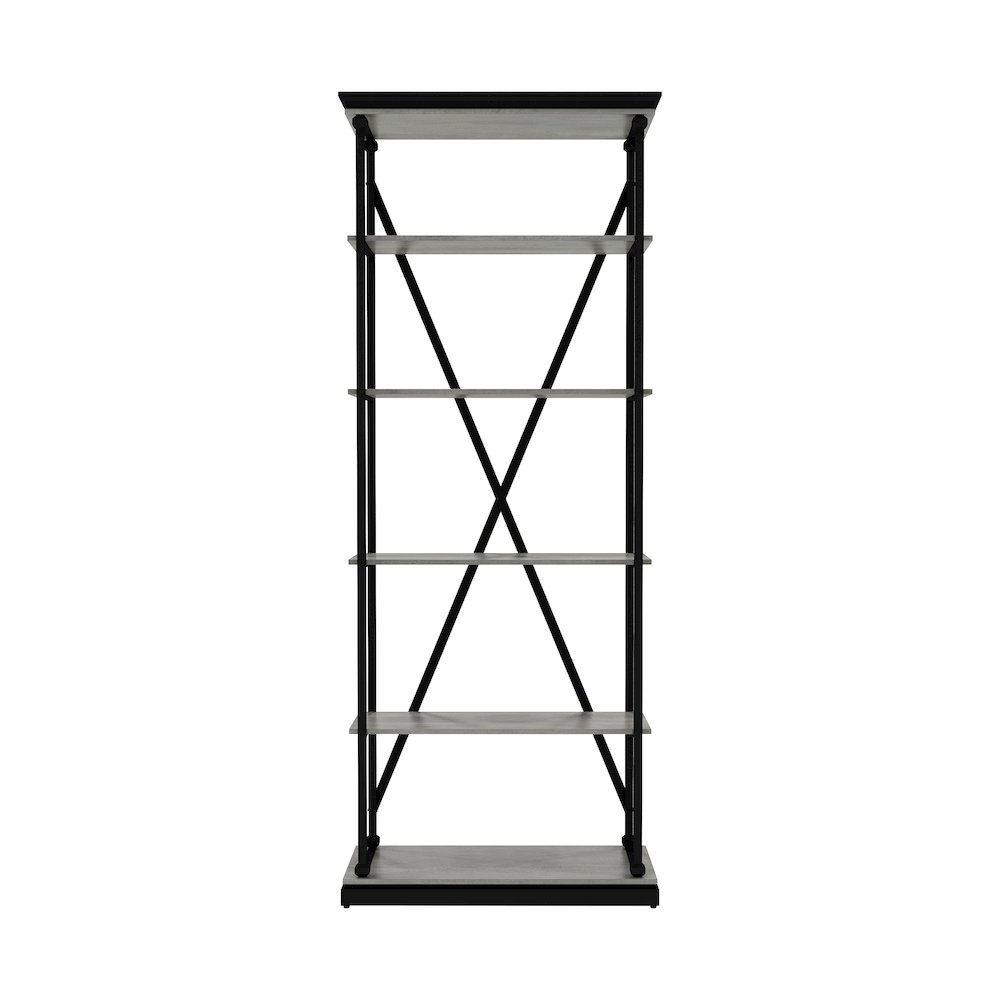 Toggin Industrial Metal 33-Inch Bookcase. Picture 2