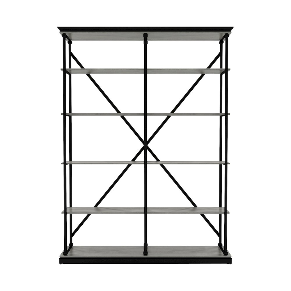 Toggin Industrial Metal 58-Inch Bookcase. Picture 2