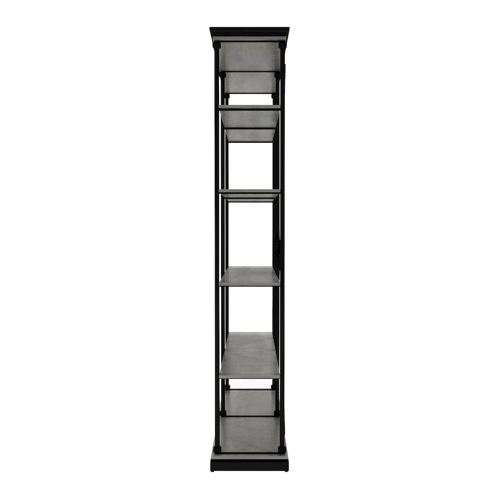 Toggin Industrial Metal 58-Inch Bookcase. Picture 3