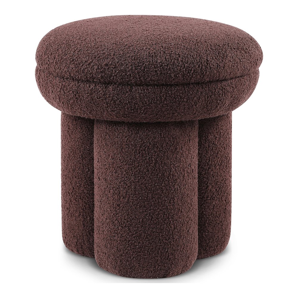 Thia I Modern Upholstered Mushroom-Shape Design Ottoman. Picture 1