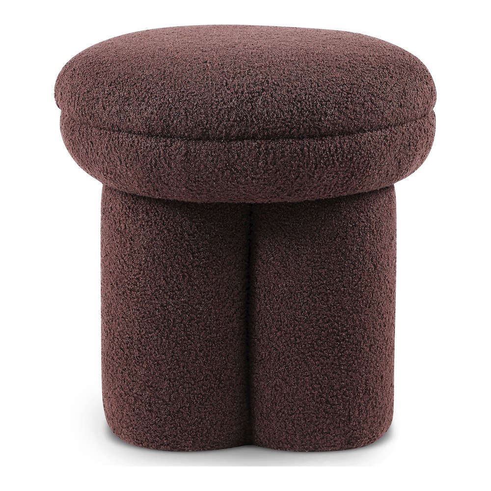 Thia I Modern Upholstered Mushroom-Shape Design Ottoman. Picture 2