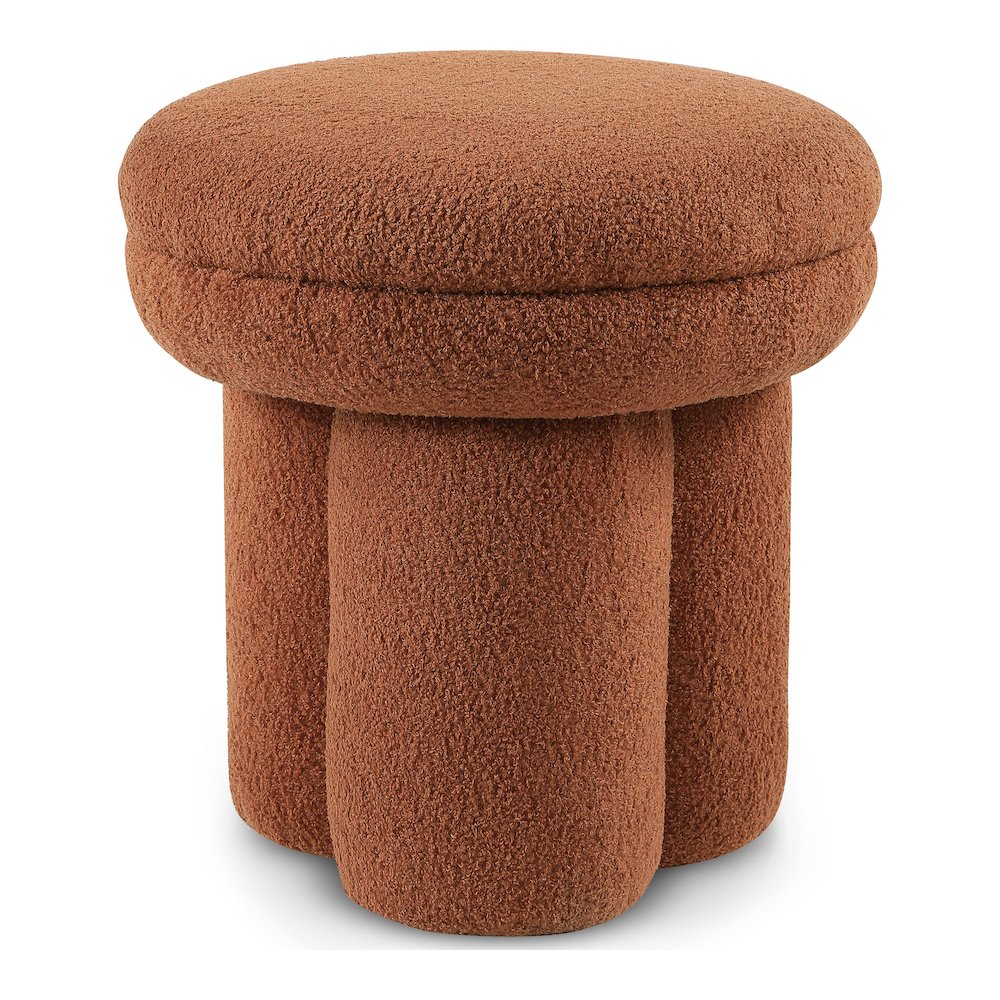 Thia I Modern Upholstered Mushroom-Shape Design Ottoman. Picture 1