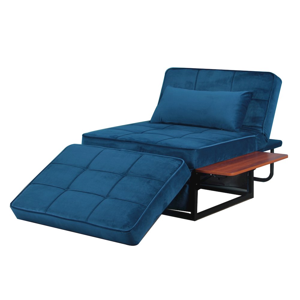 Flaig Transitional Fabric Convertible Ottoman. Picture 1